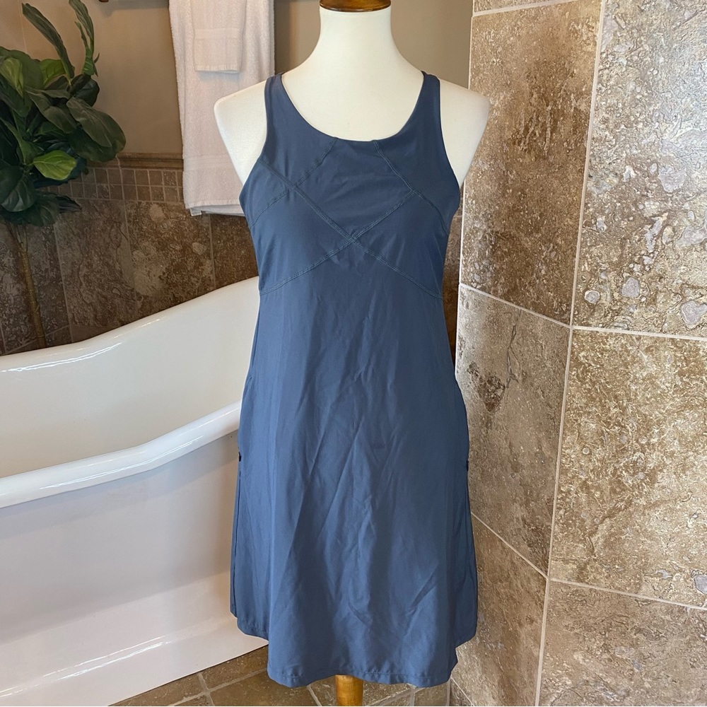 Prana Women’s Tennis Barton Dress, Coal, Small